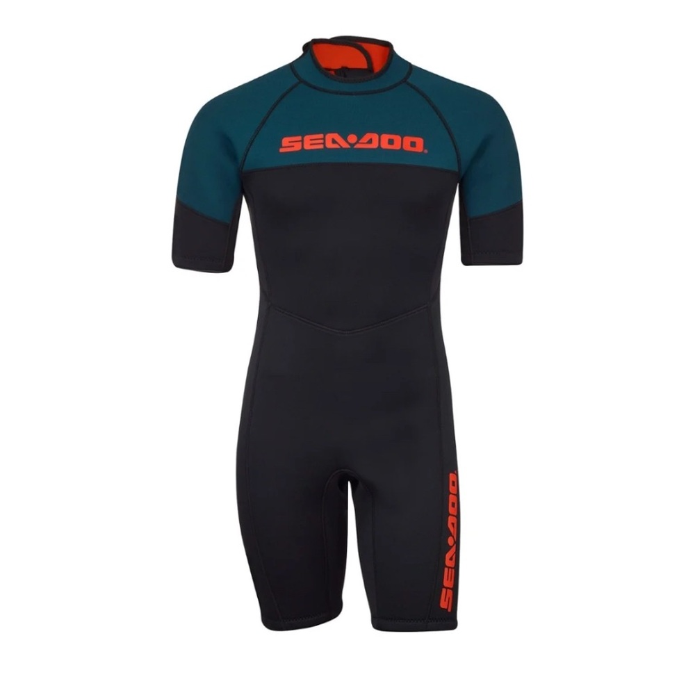 NEW Sea-Doo Neoprene Nylon Men's Escape Shorty Wetsuit L